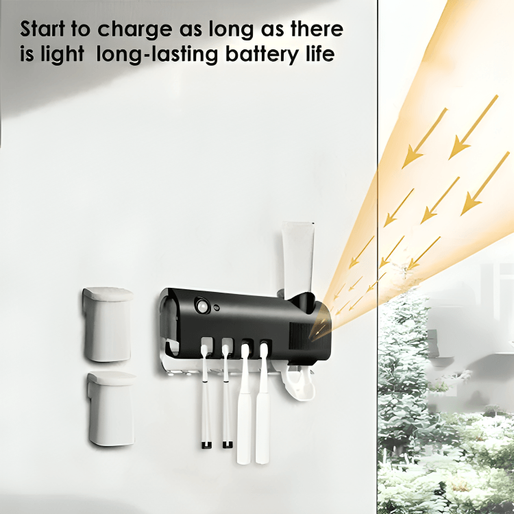 1 + 1 GRATIS IDAG | GermShield⹠| Smart UV-tandborsthÄllare - Aurora Stockholm