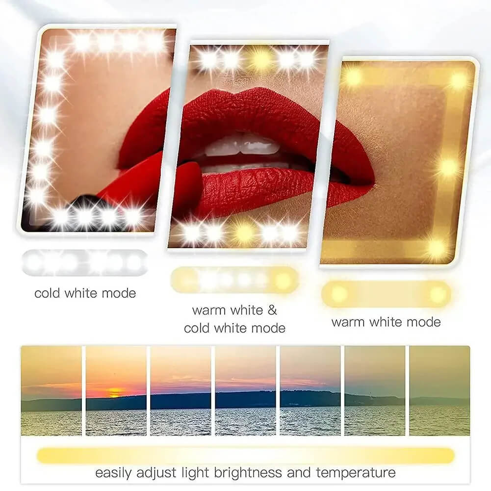 TILLFĂLLIGT 50% RABATT | LumiVanityâą | FĂ„ felfri make-up i din bil!