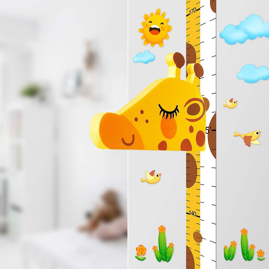 GrowthTales⹠| Magnetisk giraff-tillvÀxtdiagram för barn