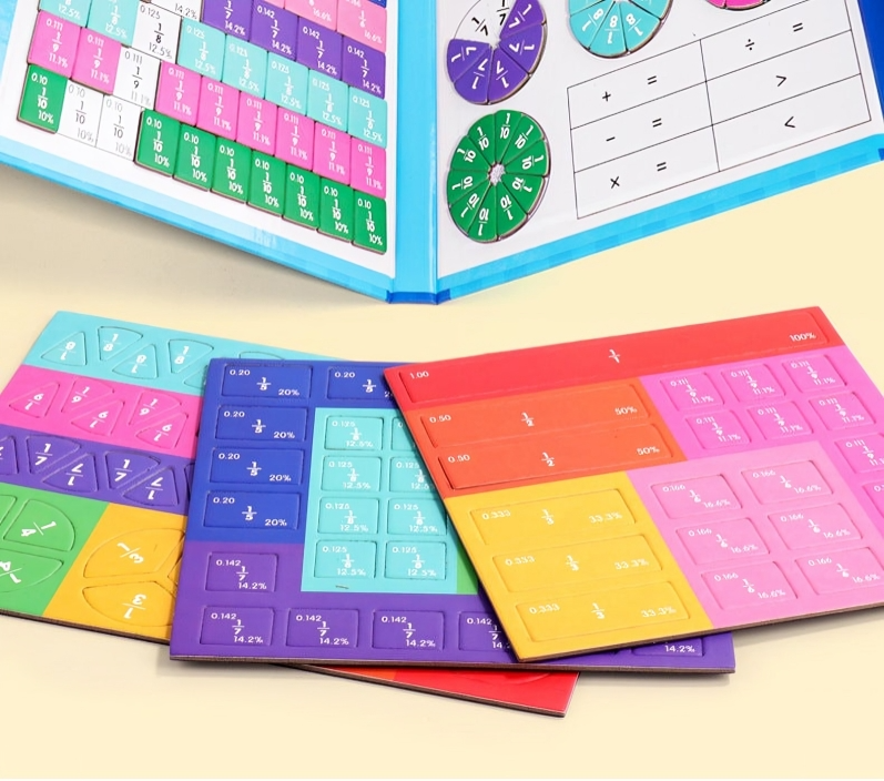 TILLFĂLLIGT 50% OFF | PuzzlePieâą | Magnetisk fraktionspusselbok