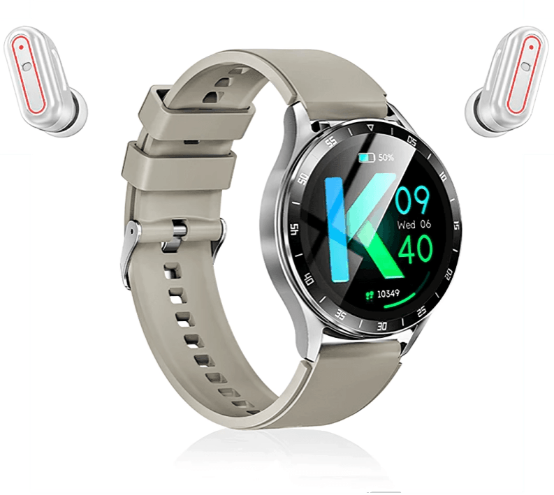TILLFĂLLIGT 50% RABATT | WatchBeatsâą | Smartwatch med Hörlurar - Aurora Stockholm