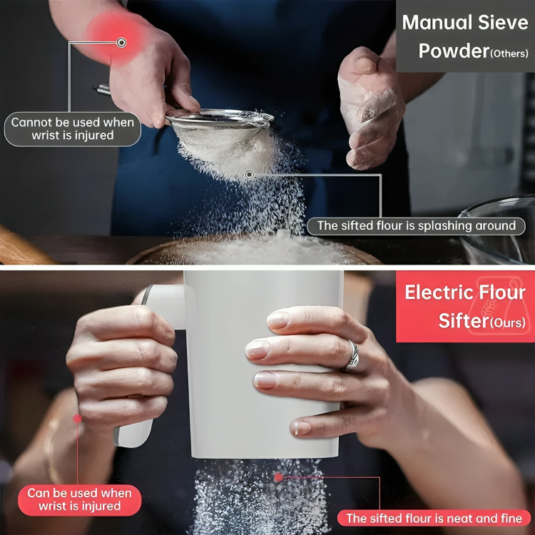 SiftWhiz⹠| Perfekt siktat mjöl med en knapptryckning!