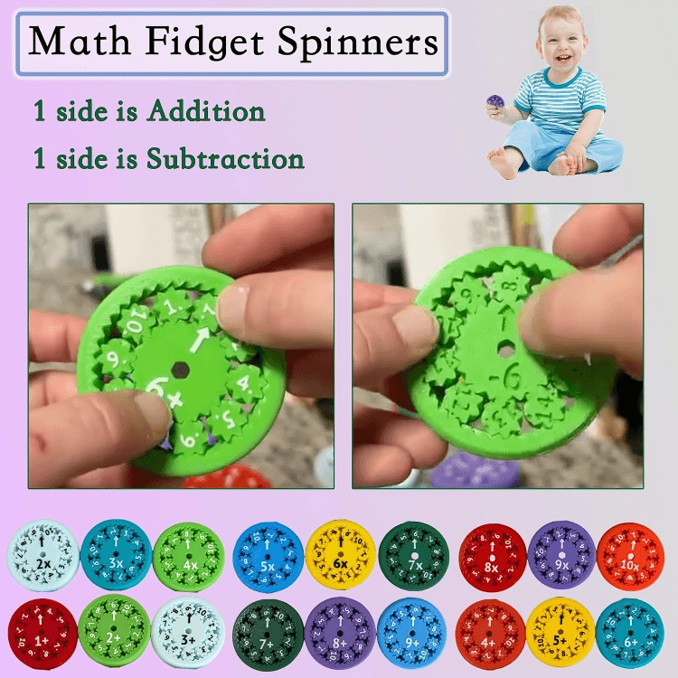 TILLFĂLLIGT 50% RABATT | MathWizâą | Matematik Fidget Spinner Leksak - Aurora Stockholm