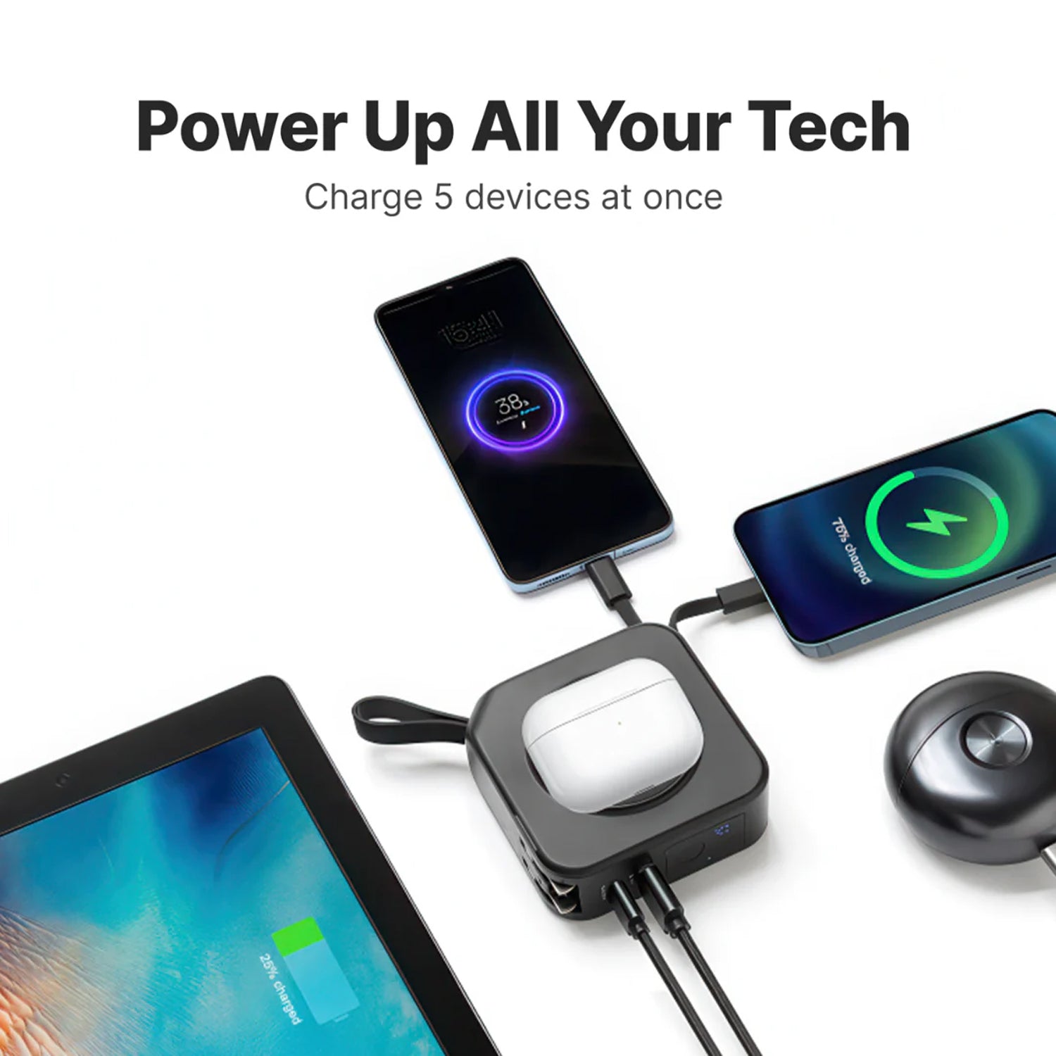 PowerPack⹠| Universell powerbank för resor