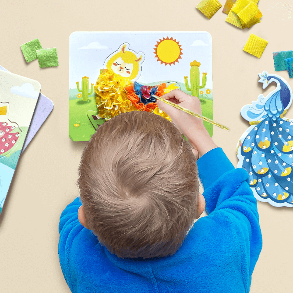 TILLFĂLLIGT 50% RABATT | PatchWorksâą | Kreativt tygkonstverk för barn