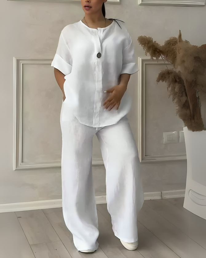 Yara⹠| Elegant linneset för kvinnor
