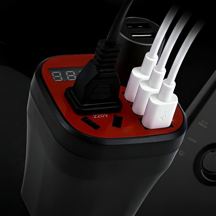 PowerHub⹠| Portabel adapter för biluttag omvandlare
