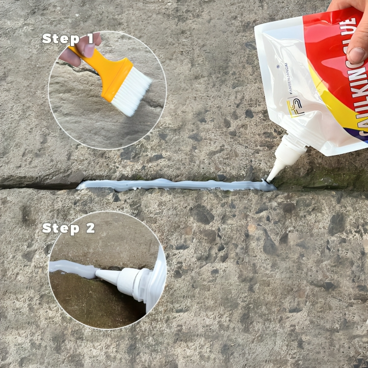 TILLFĂLLIGT 50% RABATT | CrackSealâą | VattentĂ€tt betongsprickreparationsförseglingsmedel
