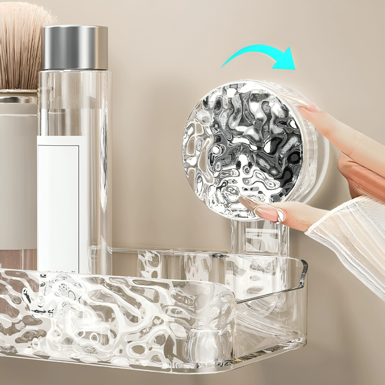 LuxeShelf⹠| Lyxig duschorganisatör med sugkopp