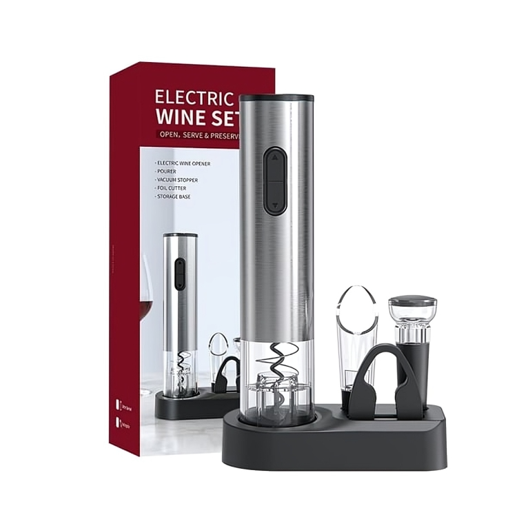 TILLFĂLLIGT 50% RABATT | VinoLiftâą | Elektrisk vinöppnare