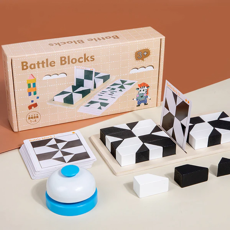 TILLFĂLLIGT 50% RABATT | BrainBlocksâą | Montessori 3D-pusselblock