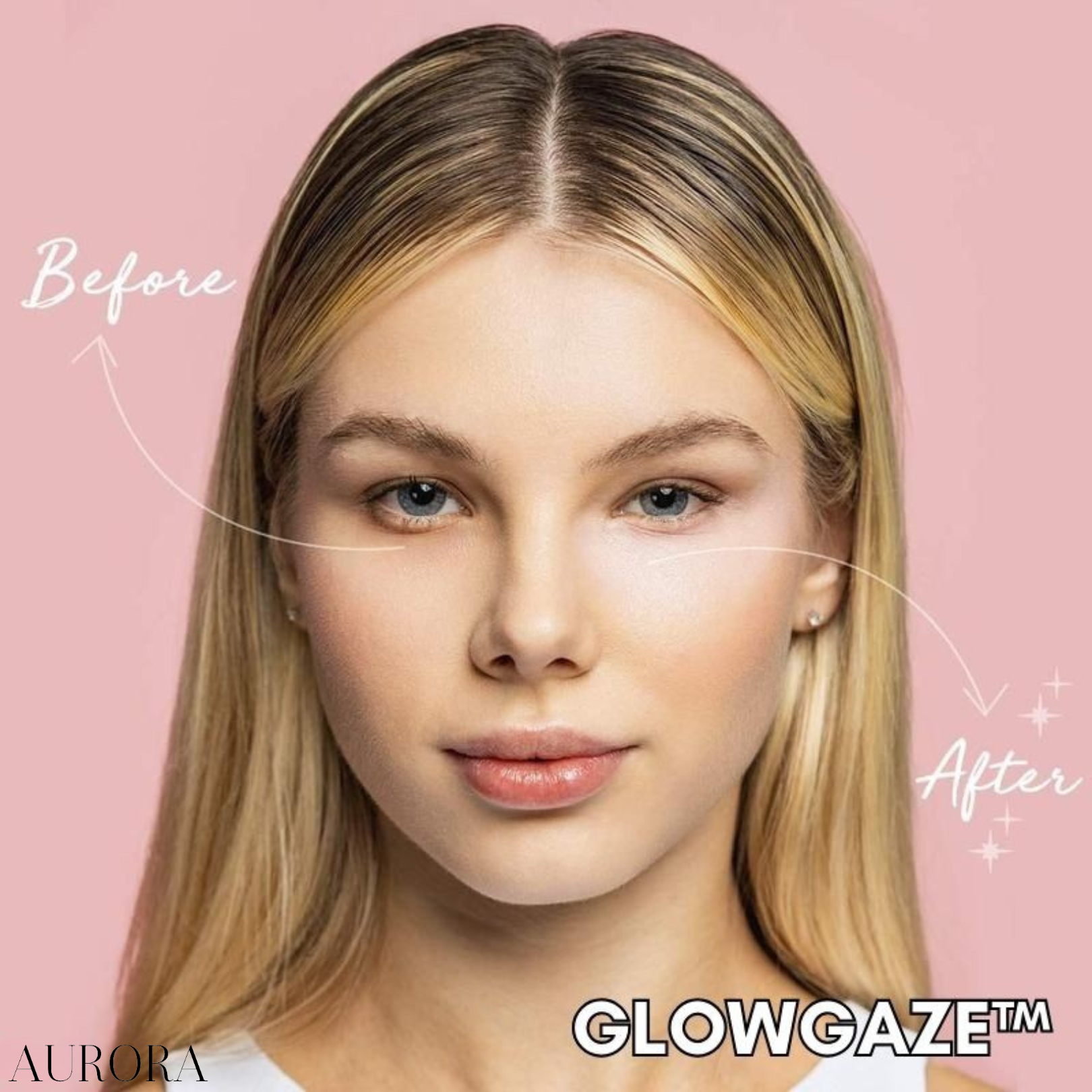 GlowGaze™ | Upplysare för mörka ringar under ögonen