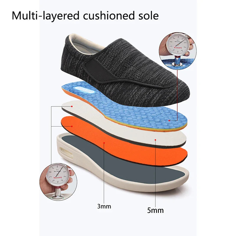 ReliefWalk™ | Ortopediska skor för breda fötter