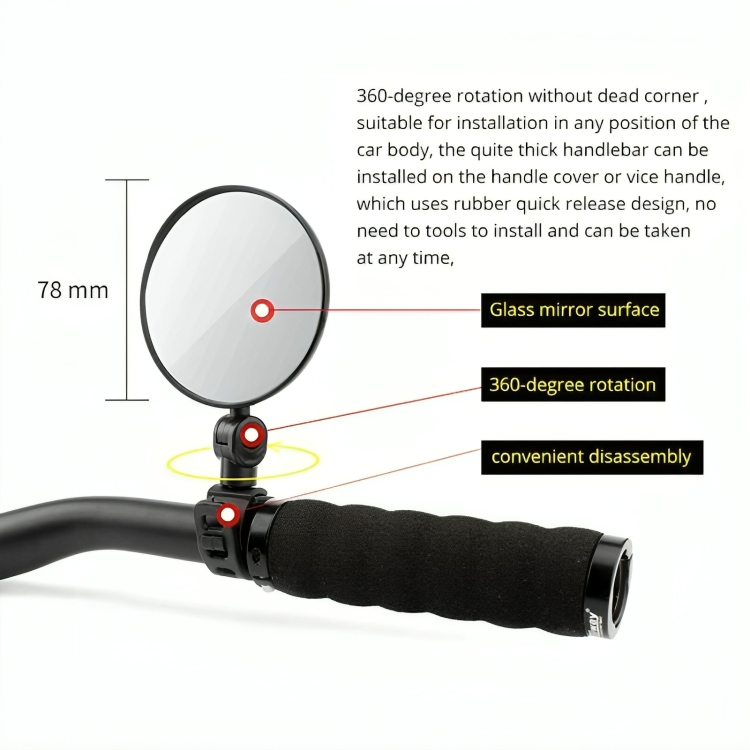 VisionRide™ | 360° backspegel för cyklar