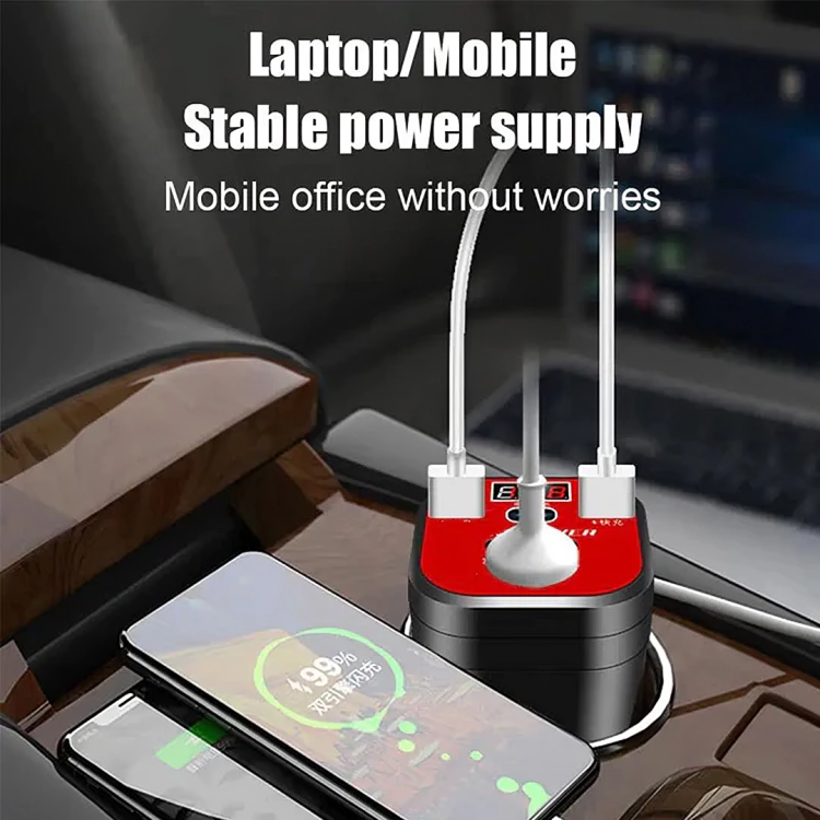 PowerHub™ | Portabel adapter för biluttag omvandlare