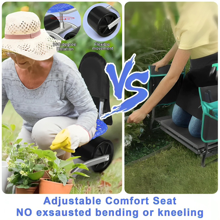 TILLFÄLLIGT 50% RABATT | SpinnySeat™ | 360° ergonomisk trädgårdspall