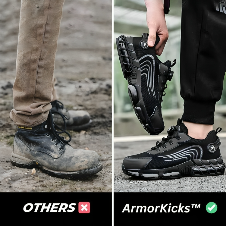 TILLFÄLLIGT 50% RABATT | ArmorKicks™ | Tuff på jobbet, skonsam mot dina fötter!