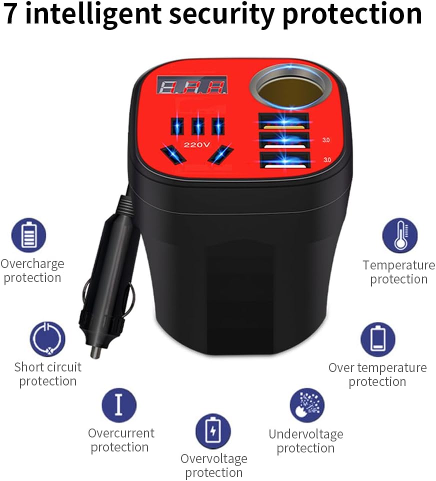 PowerHub™ | Portabel adapter för biluttag omvandlare