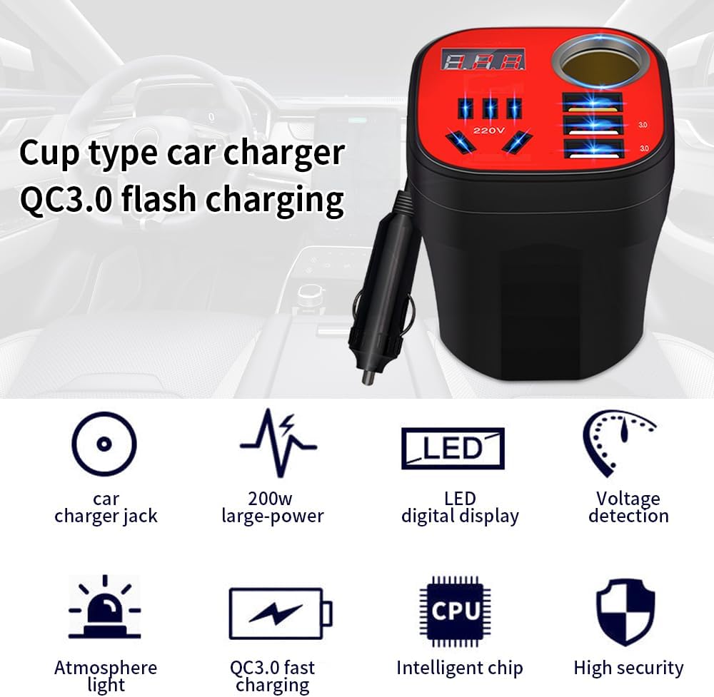 PowerHub™ | Portabel adapter för biluttag omvandlare