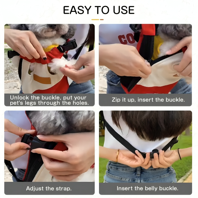 CarryPaws™ | Njut av en stressfri och handsfree resa med ditt husdjur!