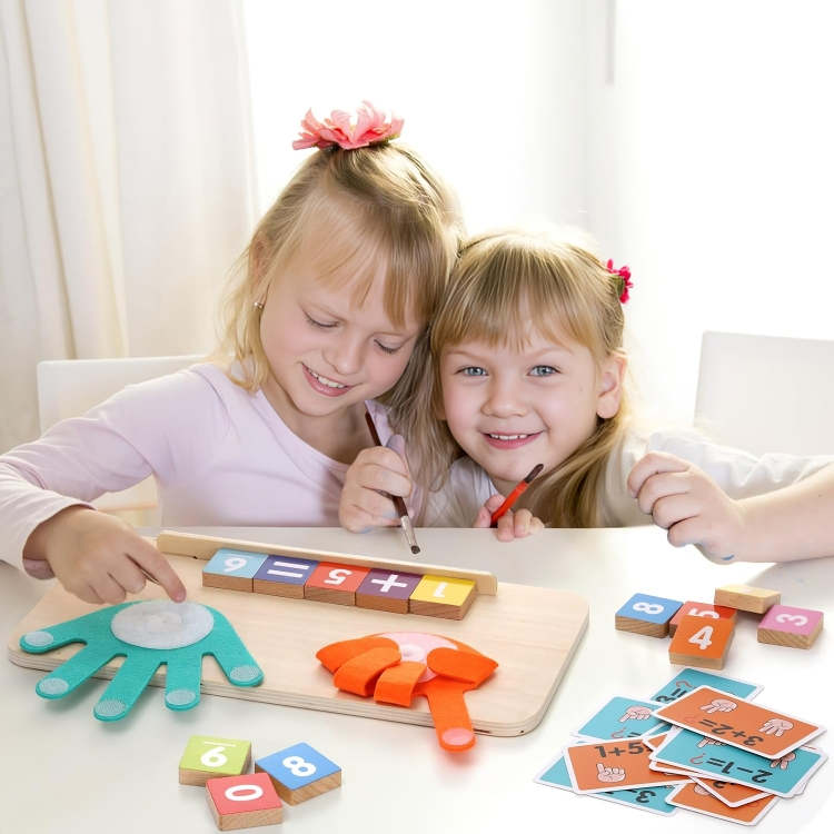 TILLFÄLLIGT 50% RABATT | MathPals™ | Montessori fingerräkningsbräda
