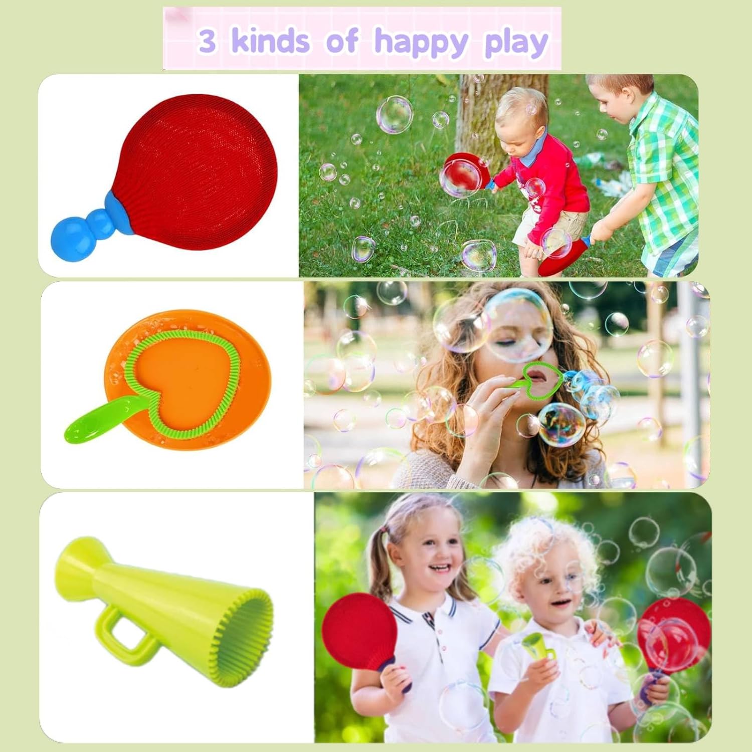 BubbleBounce™ | Kreativt bordtennisracket-set för såpbubblor