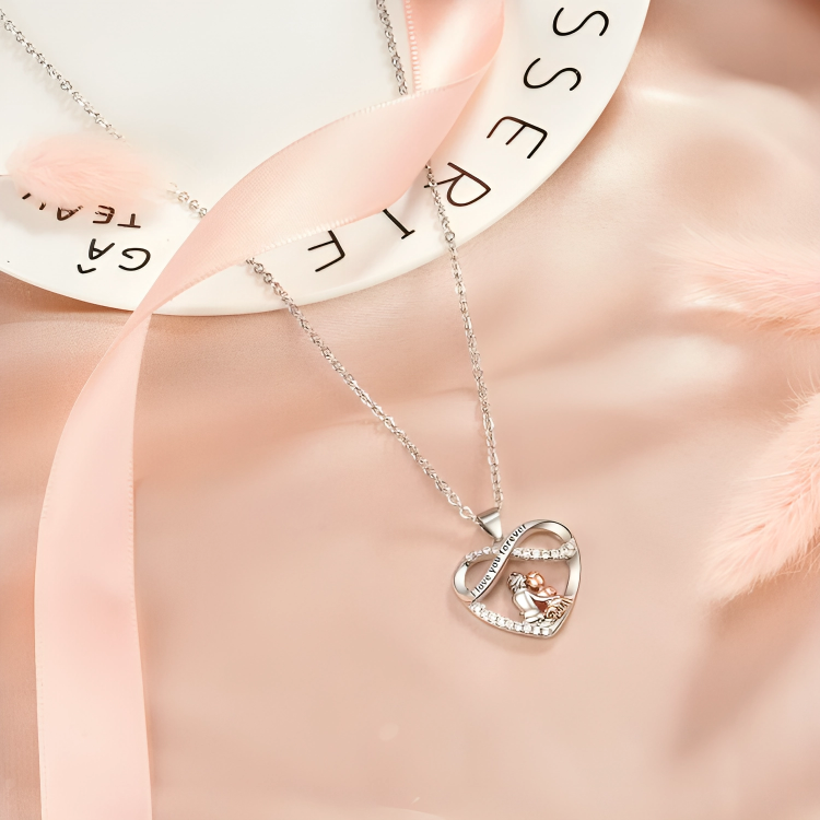 GrandDazzle™ | Halsband med kärleksfullt hjärta till barnbarn