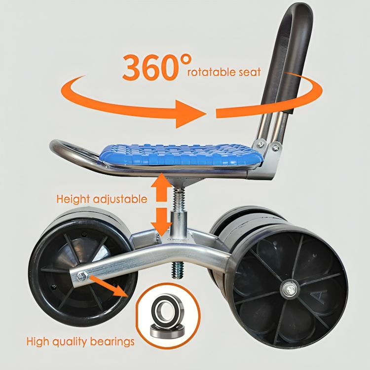 TILLFÄLLIGT 50% RABATT | SpinnySeat™ | 360° ergonomisk trädgårdspall