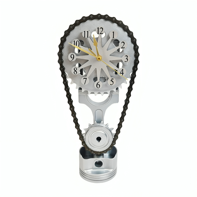 TimeForge™ | Roterande metallkugghjulsklocka