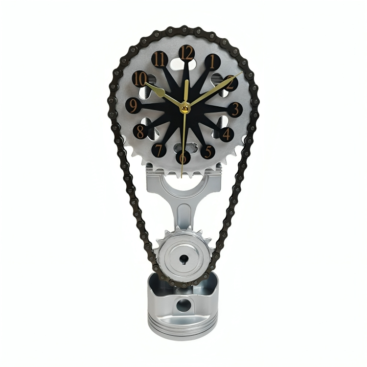 TimeForge™ | Roterande metallkugghjulsklocka
