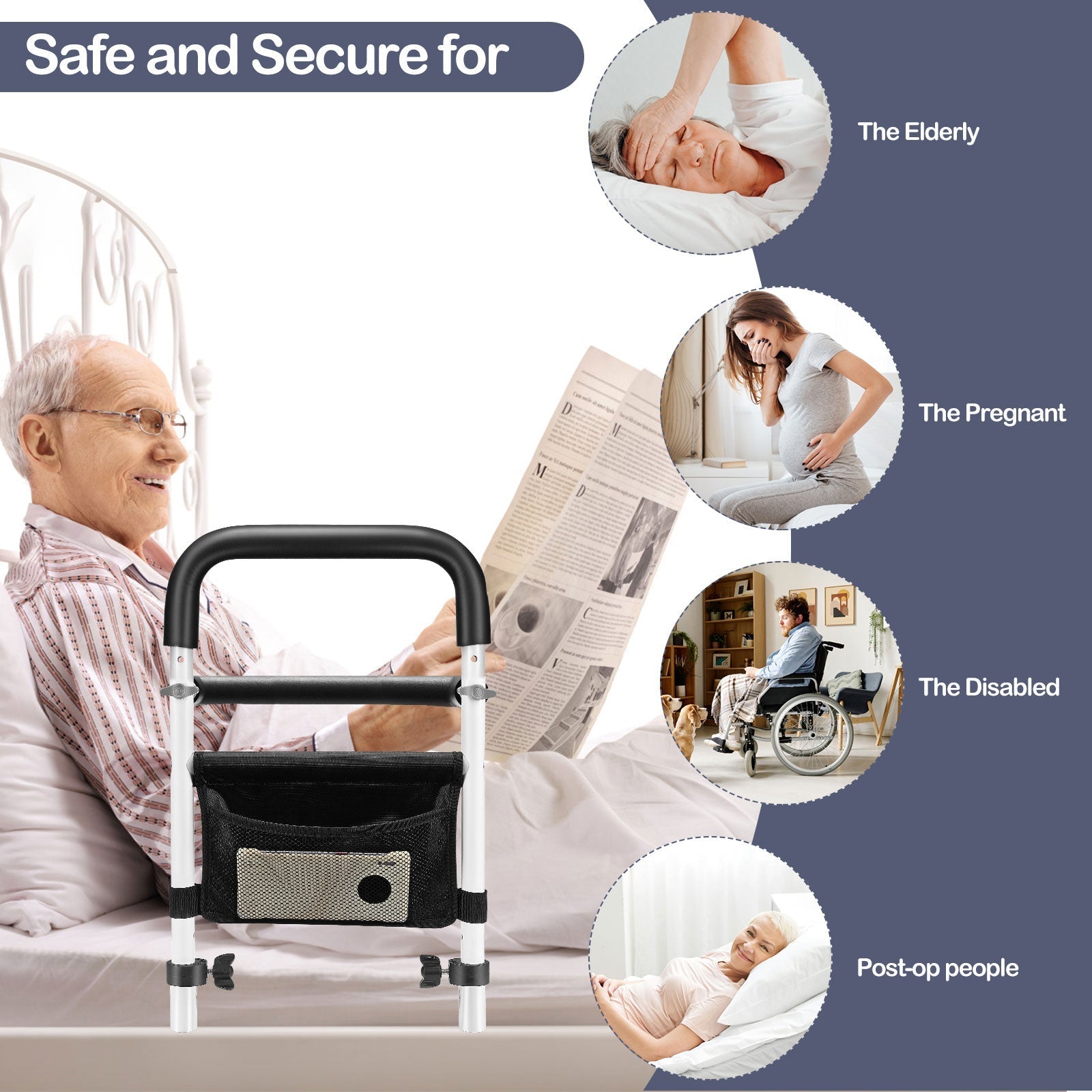 BedAssist™ | Säkerhetsräcke för säng