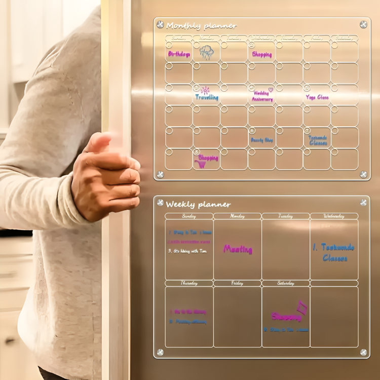 SnapSched™ | Din dagliga planering, direkt på kylskåpet!
