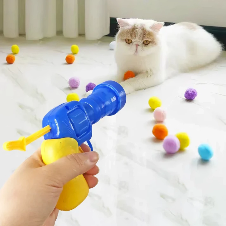WhiskerLauncher™ | Kastpistol för kattleksaksboll