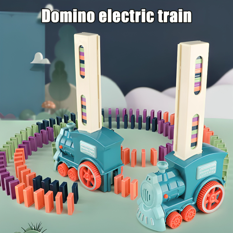 TILLFÄLLIGT 50% RABATT | DominoExpress™ | Domino-tågset för barn