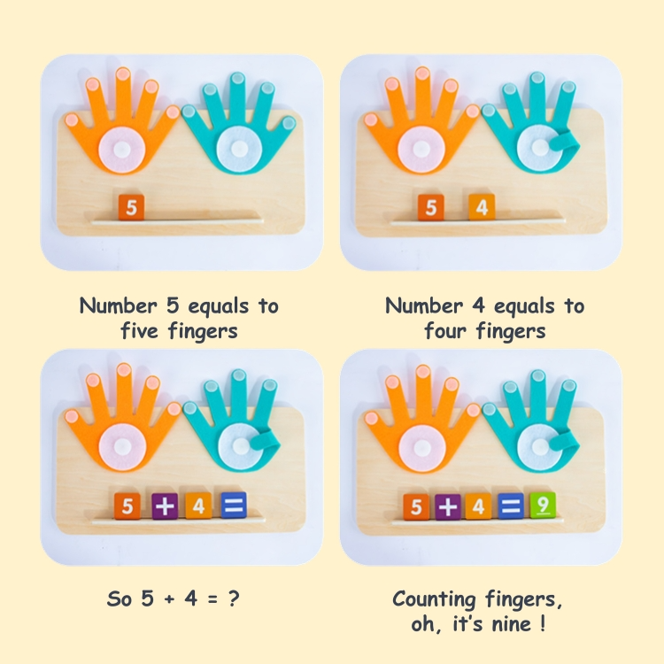 TILLFÄLLIGT 50% RABATT | MathPals™ | Montessori fingerräkningsbräda