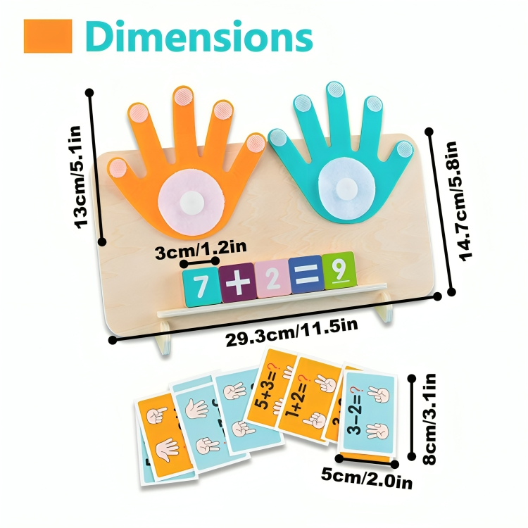 TILLFÄLLIGT 50% RABATT | MathPals™ | Montessori fingerräkningsbräda