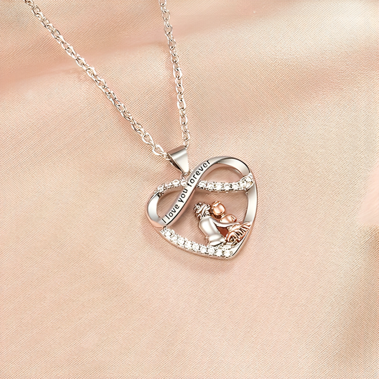 GrandDazzle™ | Halsband med kärleksfullt hjärta till barnbarn