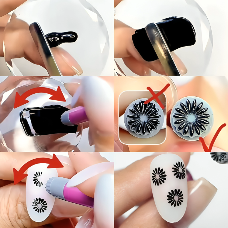 5 + 5 GRATIS IDAG | StampArt™ | Skapa enkelt vacker nail art!