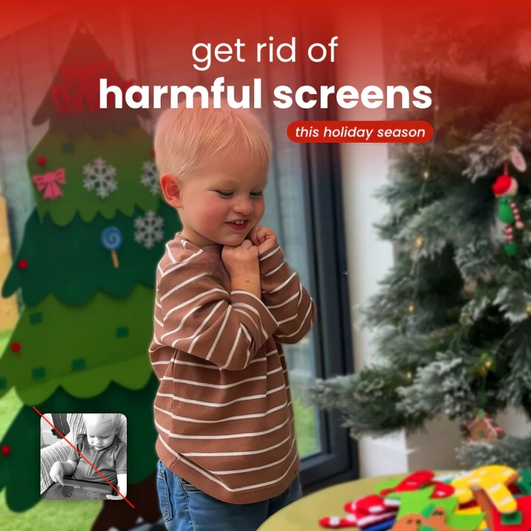 TILLFÄLLIGT 50% RABATT | JollyTree™ | DIY filt julgran för barn