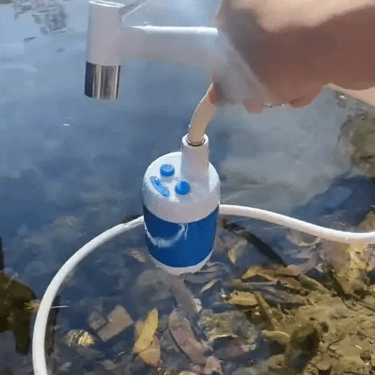 TILLFÄLLIGT 50% OFF  ShowerGo™ - Bärbar vattenpump: kit med slang och munstycke