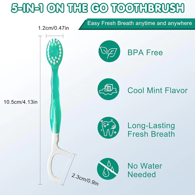 TILLFÄLLIGT 50% RABATT | OralGo™ | Det perfekta munhygienpaketet för hektiska dagar och resor!