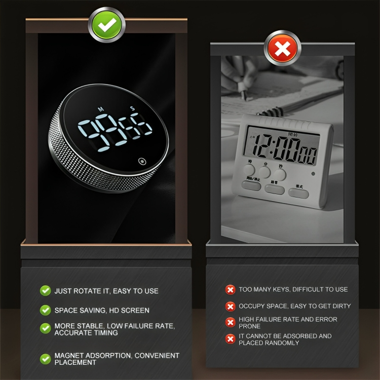 MagneTick™ | Magnetisk digital timer