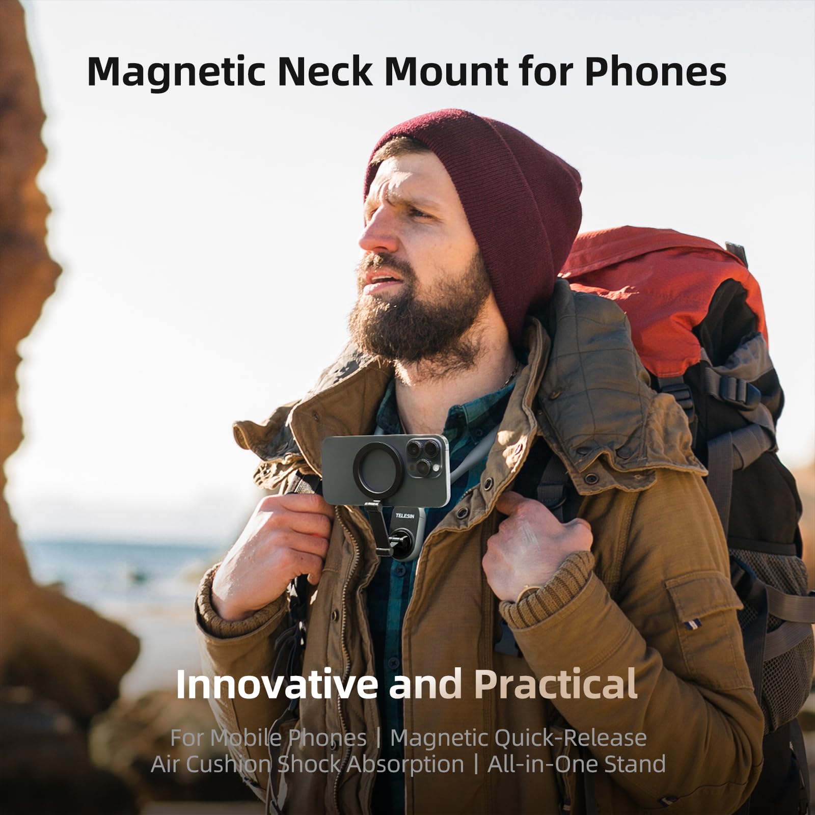 SnapView™ | Magnetisk handsfree-hållare för mobiltelefon