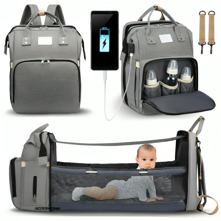 CribPack™ | Ta med allt som ditt barn behöver - och en säng också!