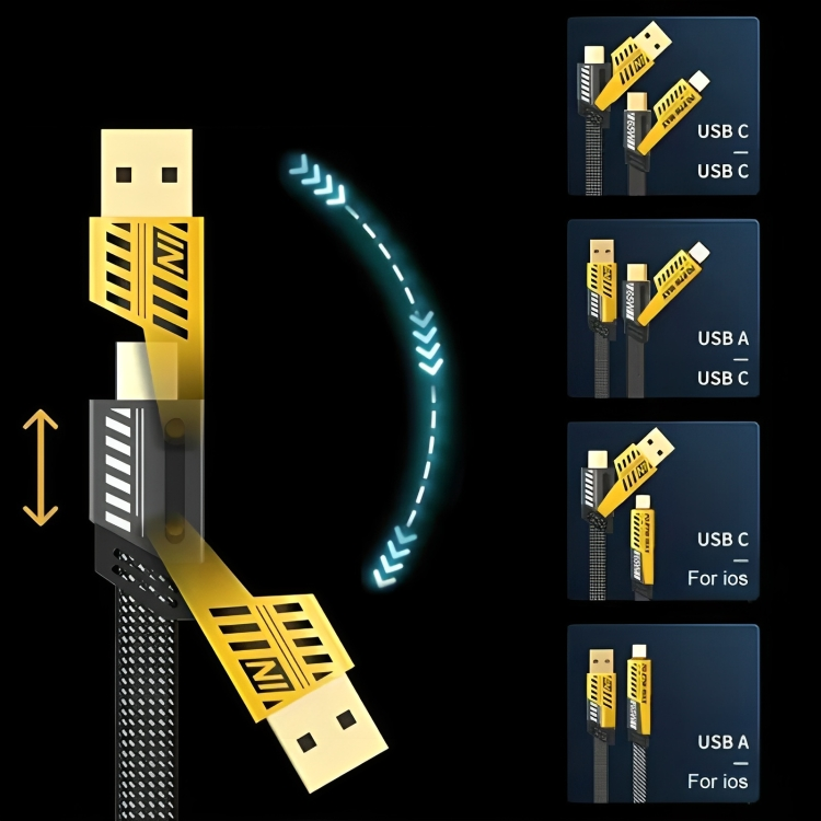 FusionCord™ | 4-i-1 snabbladdningskabel 65W