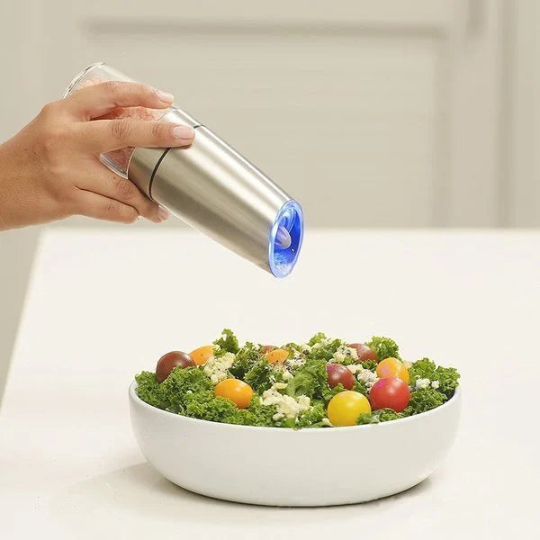 GraviMill™ | Automatisk elektrisk salt- och pepparkvarn med tyngdkraftssensor