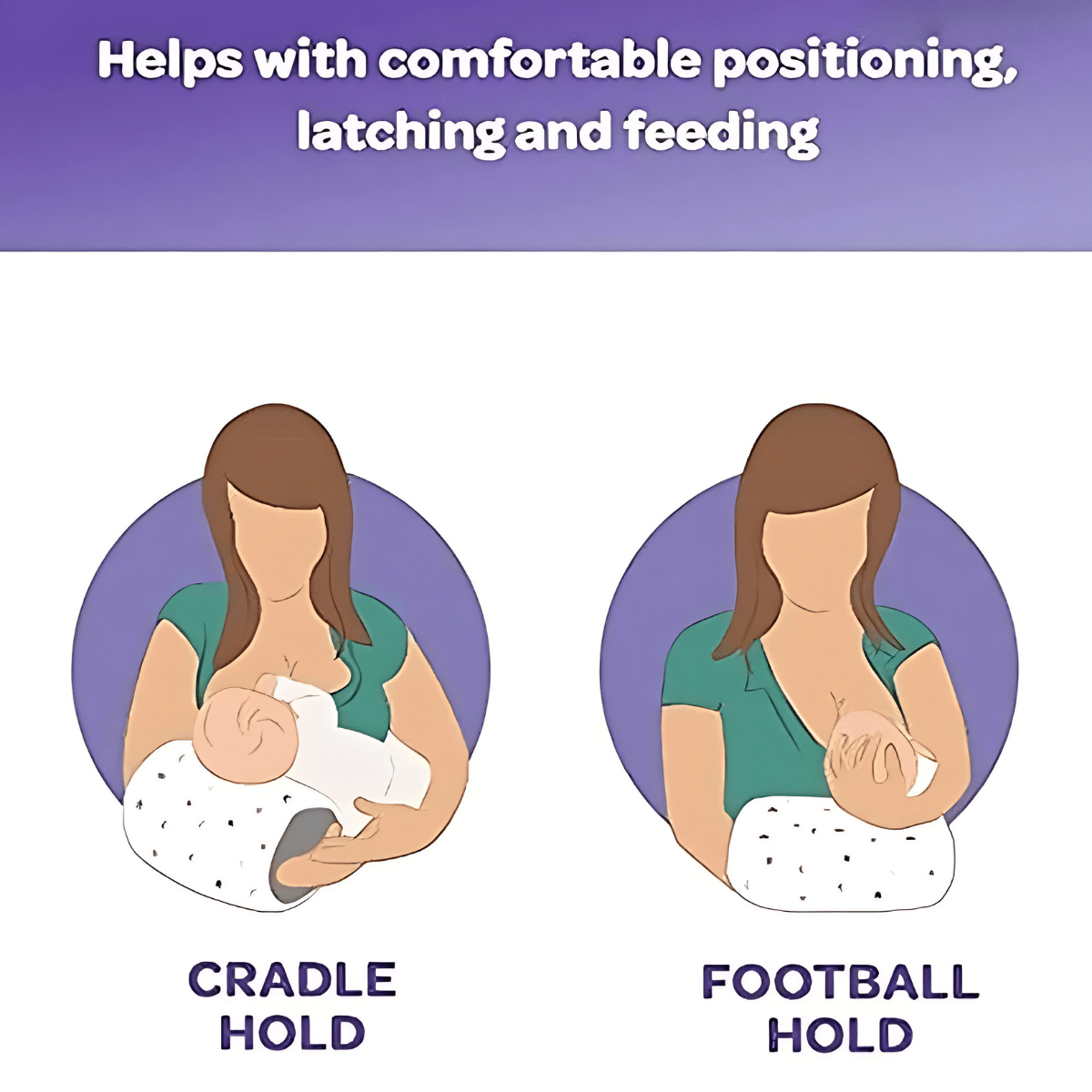 NurturePillow™ | Amningskudde armstöd för spädbarn