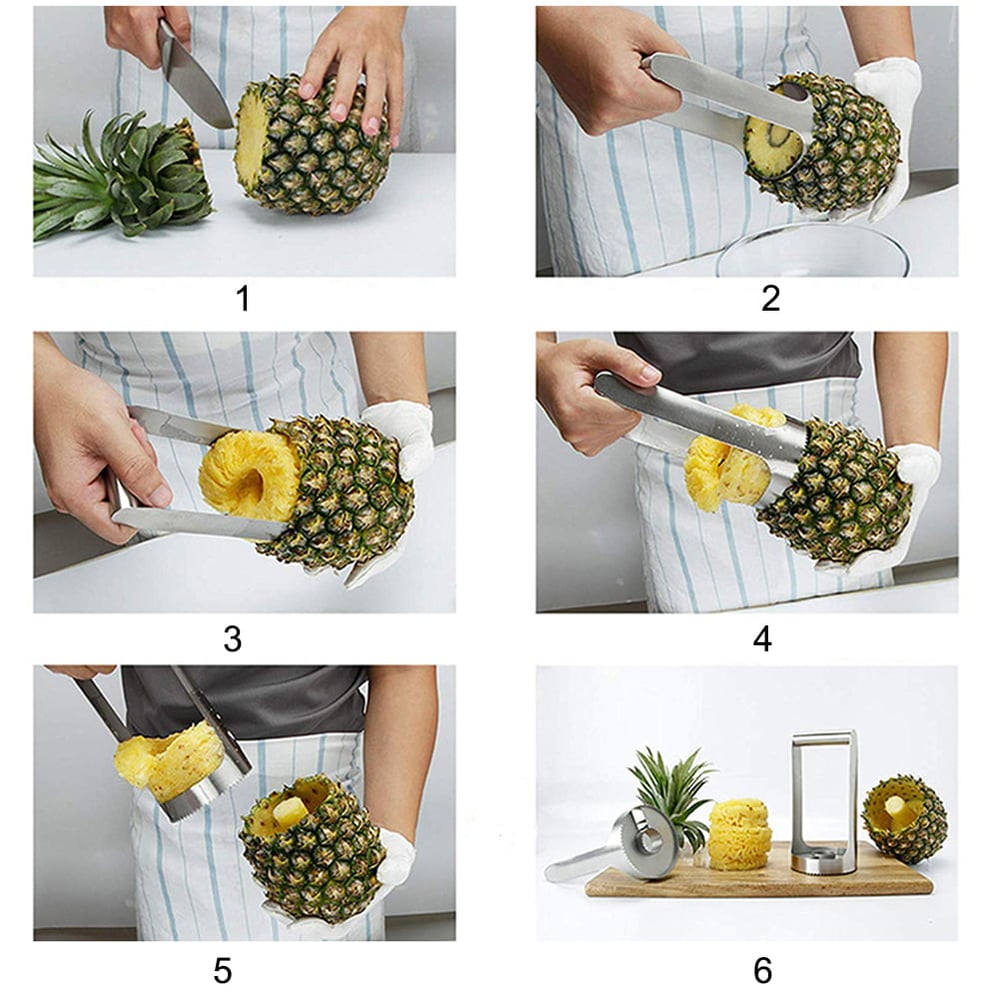 TILLFÄLLIGT 50% RABATT | PineaCore™ | Förbered ananas utan ansträngning på några sekunder!