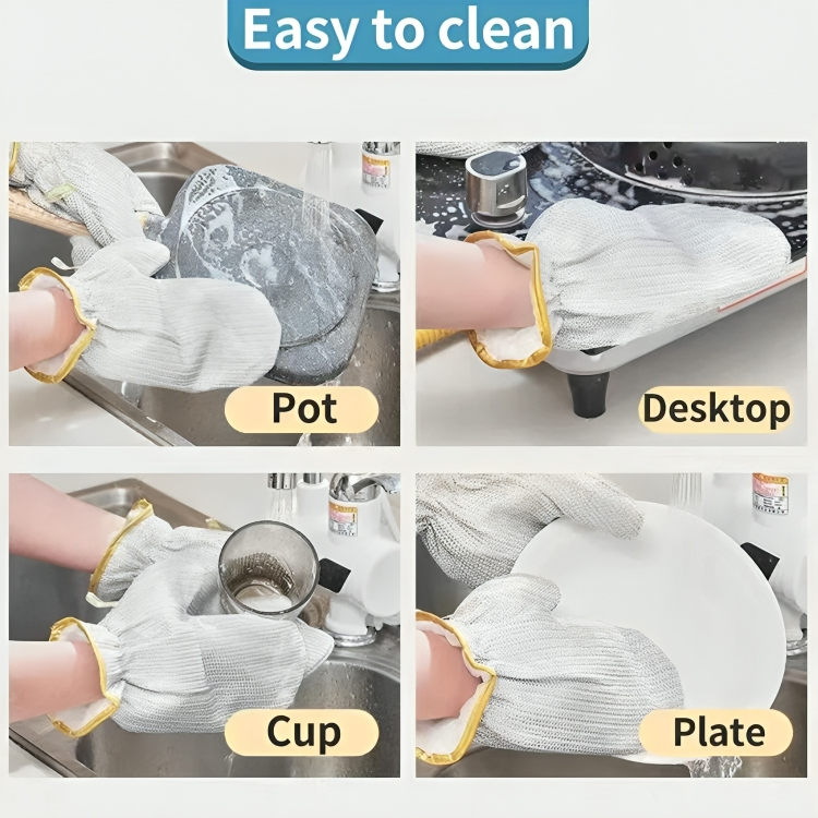 ScrubGlove™ | Stålborsthandskar