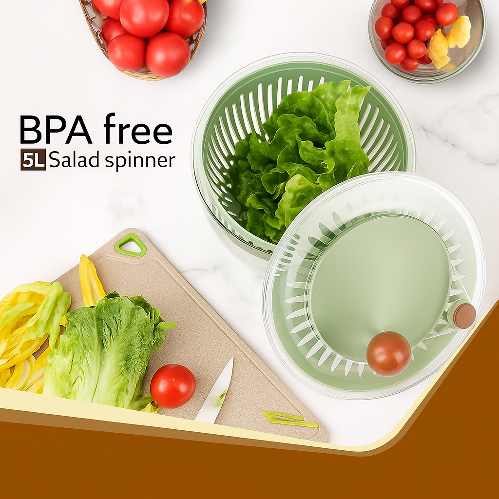 TILLFÄLLIGT 50% RABATT | VegiSpin™ | Rengör frukt och grönsaker enkelt och noggrant!